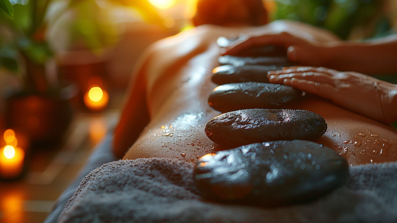 Zlepšete svou náladu masáží s lávovými kameny: Účinky a metody