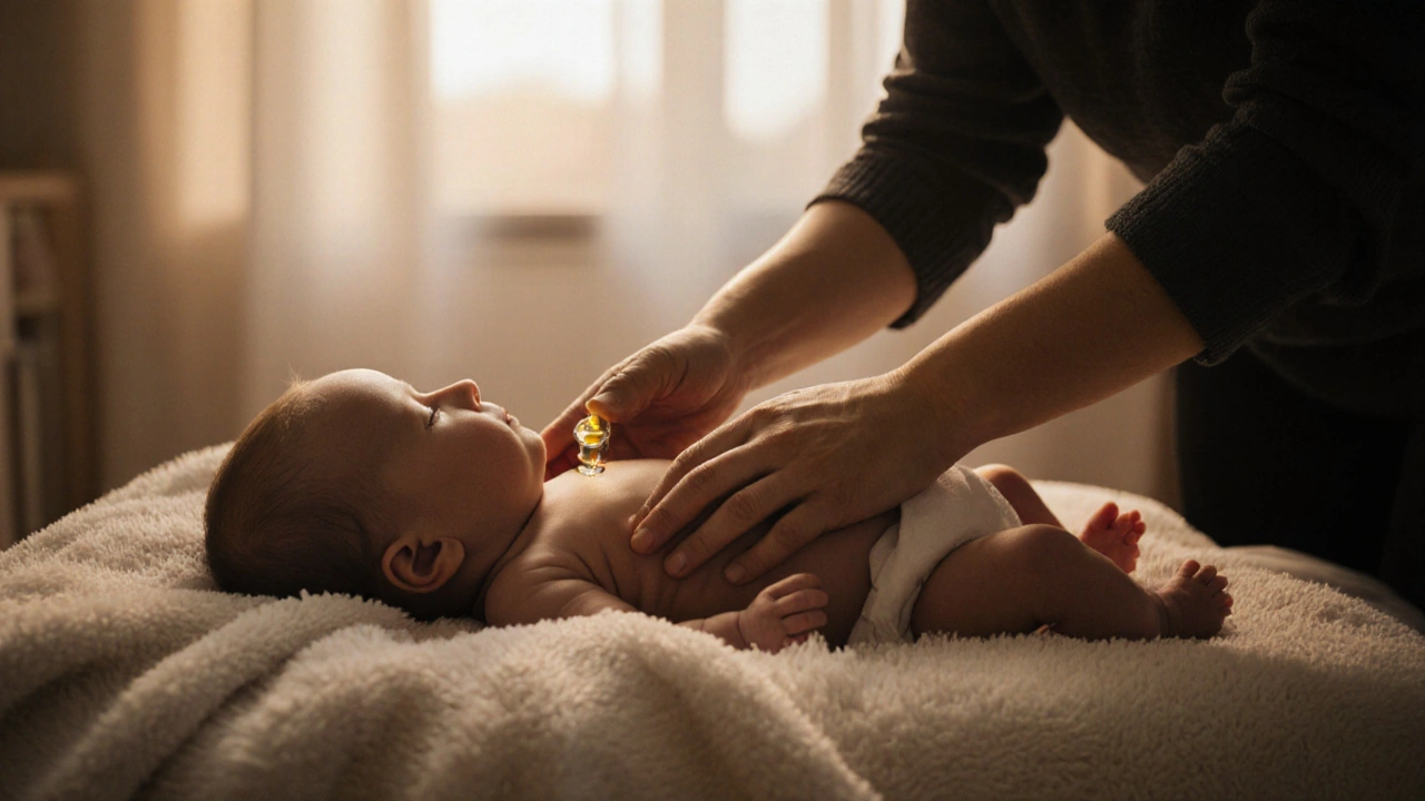 Jak masírovat bříško miminka: krok za krokem pro klid a pohodlí