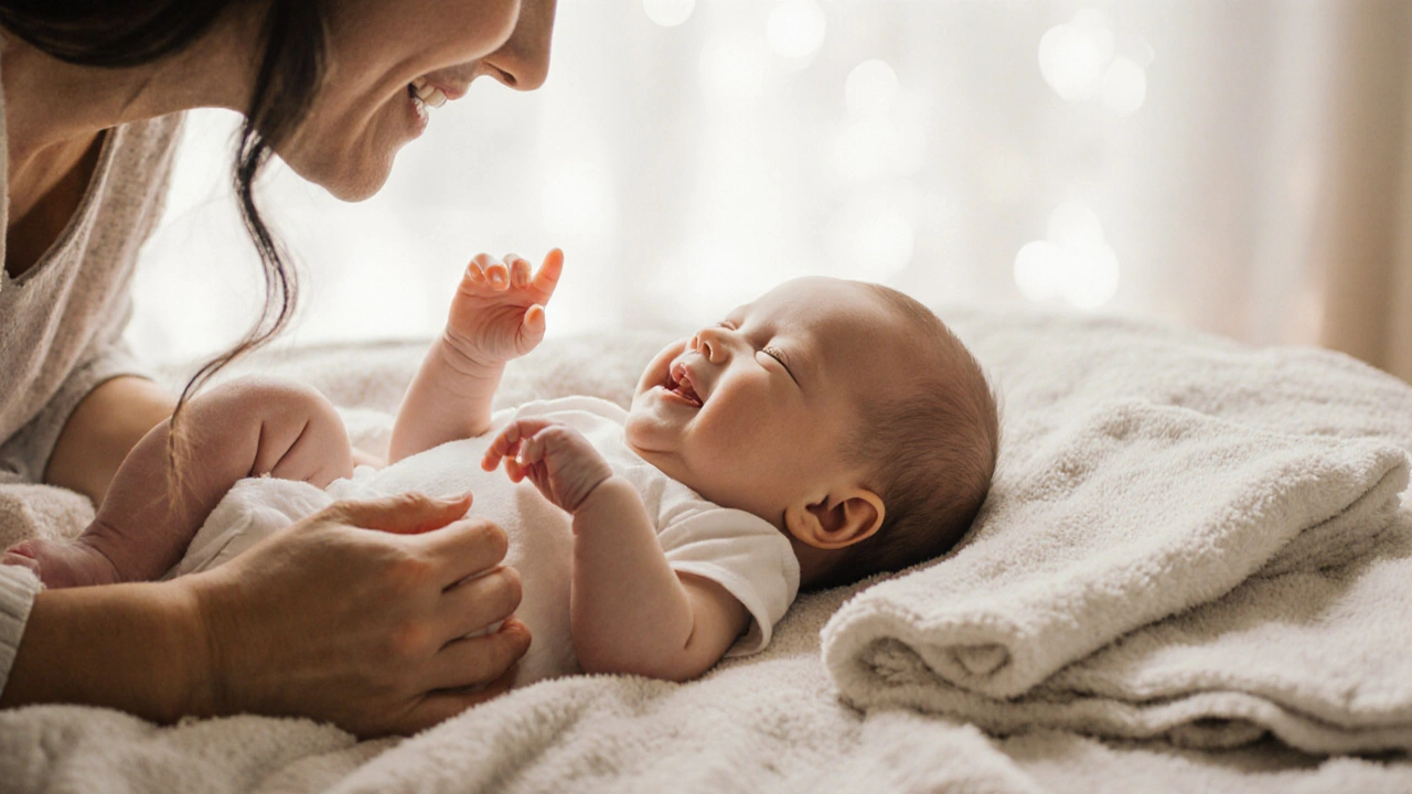 Jak si hrát s 3 měsíčním miminkem: jednoduché aktivity a masáže pro rozvoj