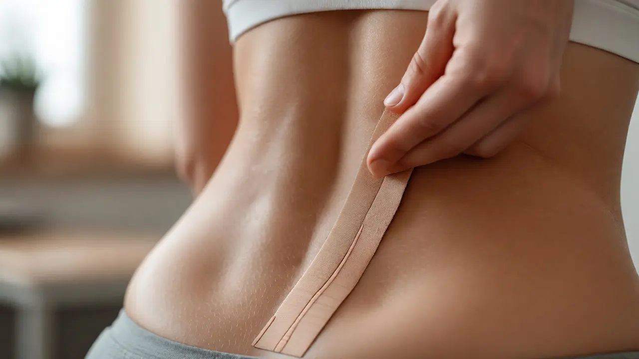 Jak tejpovat bederní páteř: Průvodce aplikací kinesiotapu pro úlevu od bolesti